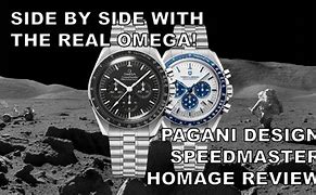 Image result for Omega Speedmaster vs Pagani Design