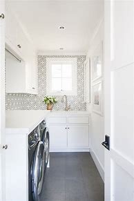 Image result for Laundry Room Tile Flooring and Wall