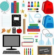 Image result for High School Supplies Clip Art
