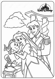 Image result for Ariel and Prince Eric Coloring Pages