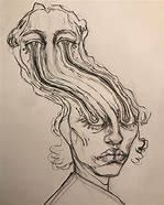 Image result for Stretched Face Drawing
