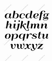Image result for Single Alphabet Letters A to Z in Italic