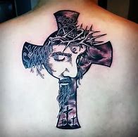 Image result for Sunset with Cross Tattoo