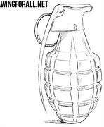 Image result for Grenade Sketch