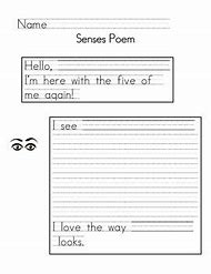 Image result for 5 Senses Poem