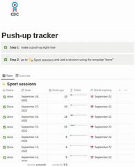 Image result for 75 Day Push-Up Tracker