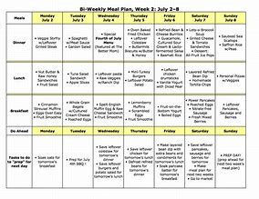 Image result for 1 Day Meal Plan Example