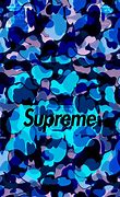 Image result for Supreme BAPE Blue Camo Wallpaper