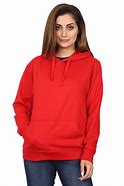 Image result for Red and Black Hoodie Women