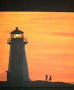 Image result for Acrylic Silhouette Painting