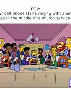 Image result for Phone Ringing in Church Meme