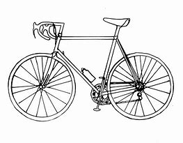 Image result for Bike Outline