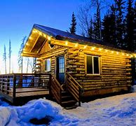 Image result for Wooden Cabin in Alaska