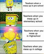 Image result for Teacher Memes Spongebob Clean