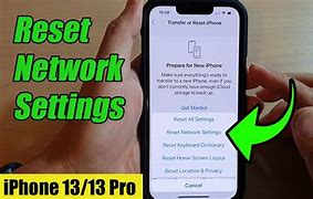 Image result for Reset Network Settings in iPhone 13
