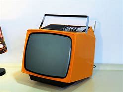 Image result for Vintage Portable TV Color