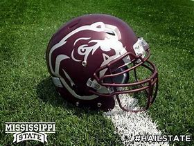 Image result for Mississippi State Football Helmet Game Today
