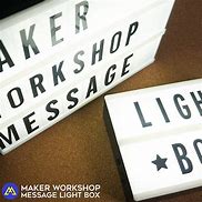 Image result for Small Message Light Box