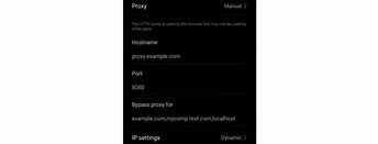 Image result for Configure Proxy Server iPhone