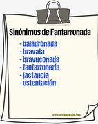 Image result for fanfarronada