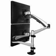 Image result for Vertical Dual Monitor Mount