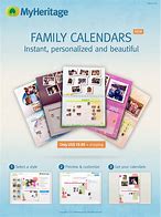 Image result for Family Picture Calendars Use Your Photograph