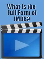 Image result for IMDb Full Form