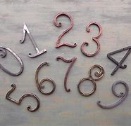 Image result for Wrought Iron Numbers and Letters