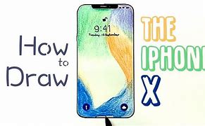 Image result for How to Draw iPhone X