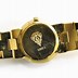 Image result for Guchi Gold Watch