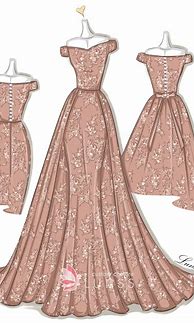 Image result for Dress Back Sketch