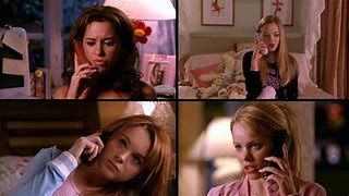 Image result for Regina On the Phone Mean Girls