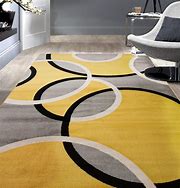 Image result for Yellow Area Rugs Contemporary
