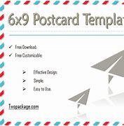 Image result for 6 X 9 Postcard Template USPS