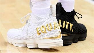 Image result for LeBron James Shoes Black and White