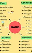 Image result for Make and Do Examples