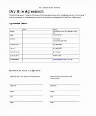 Image result for Dry Hire Agreement Template Editable