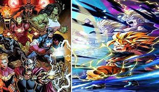 Image result for Dragon Ball Z vs Marvel
