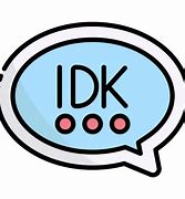 Image result for Don't Know Icon
