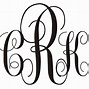 Image result for Printable Monogram Templates