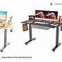 Image result for 48 Inch TV Desk Setup