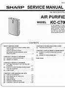 Image result for Sharp Air Purifier Model KC C70u