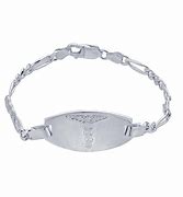 Image result for Silver Medical Alert Bracelets