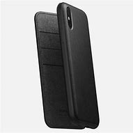 Image result for iPhone XS Max Leather Folio Black