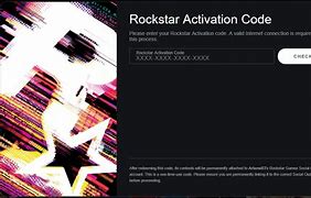 Image result for Rockstar How to Enter Activation Code