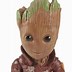 Image result for Baby Groot Smiling with Ravager Coat