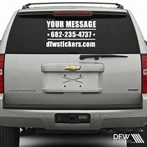 Image result for Car Back Window Decals