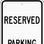 Image result for Reserved Parking Clip Art