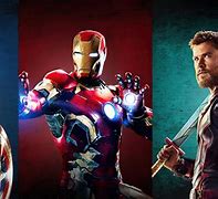 Image result for Thor Iron Man and Captain America