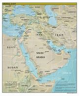 Image result for Large Map of the Middle East